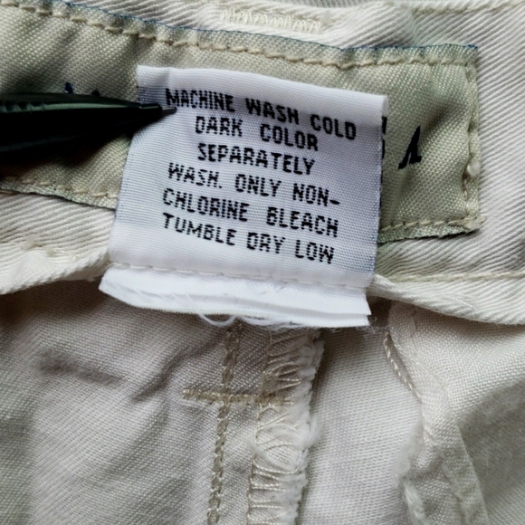 MERONA Chino Jeans High-Waisted Relaxed Fit - Pale Beige - Size 14 - EVC - Picture 7 of 7